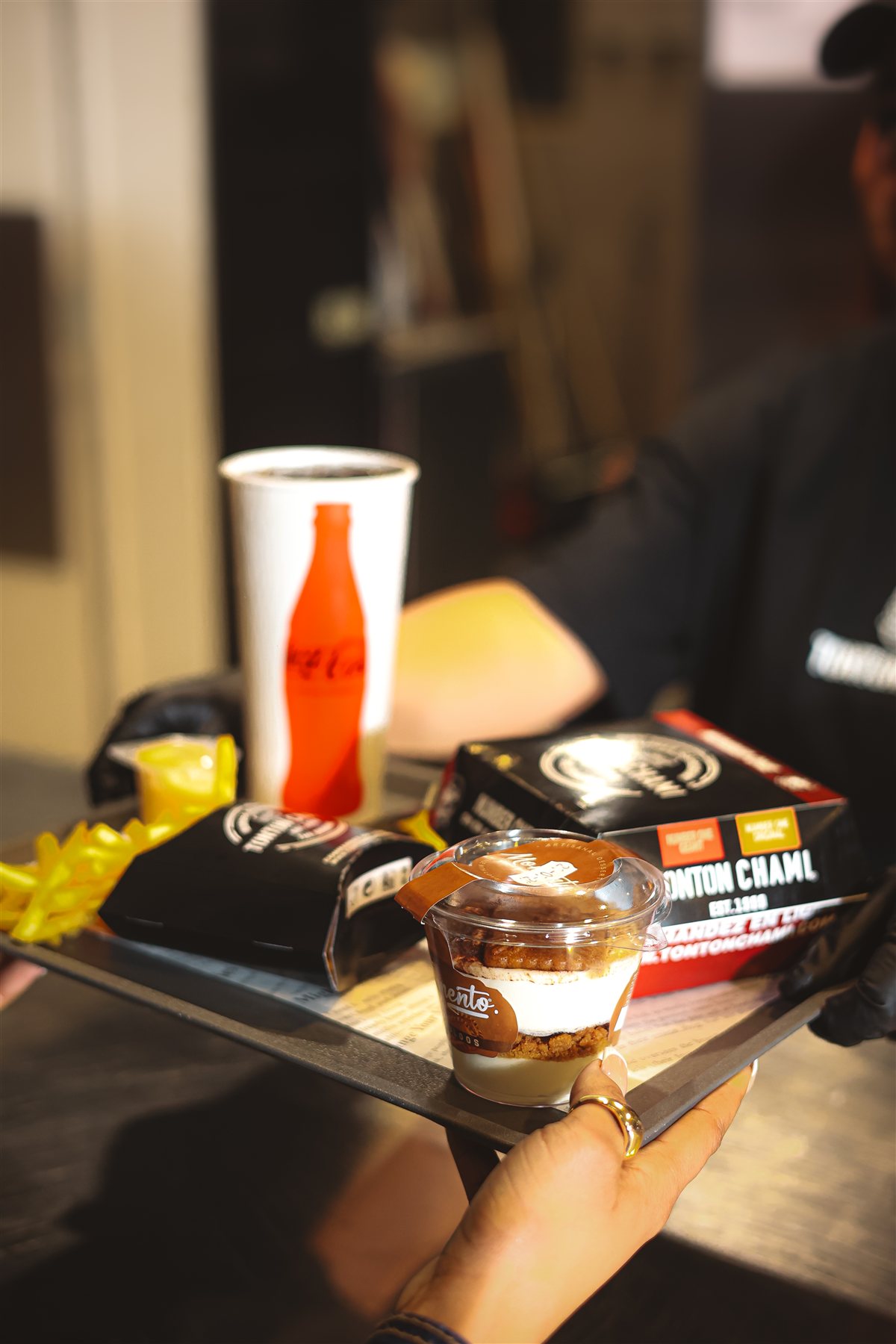 Commande préparée et remise au comptoir Tonton Chami